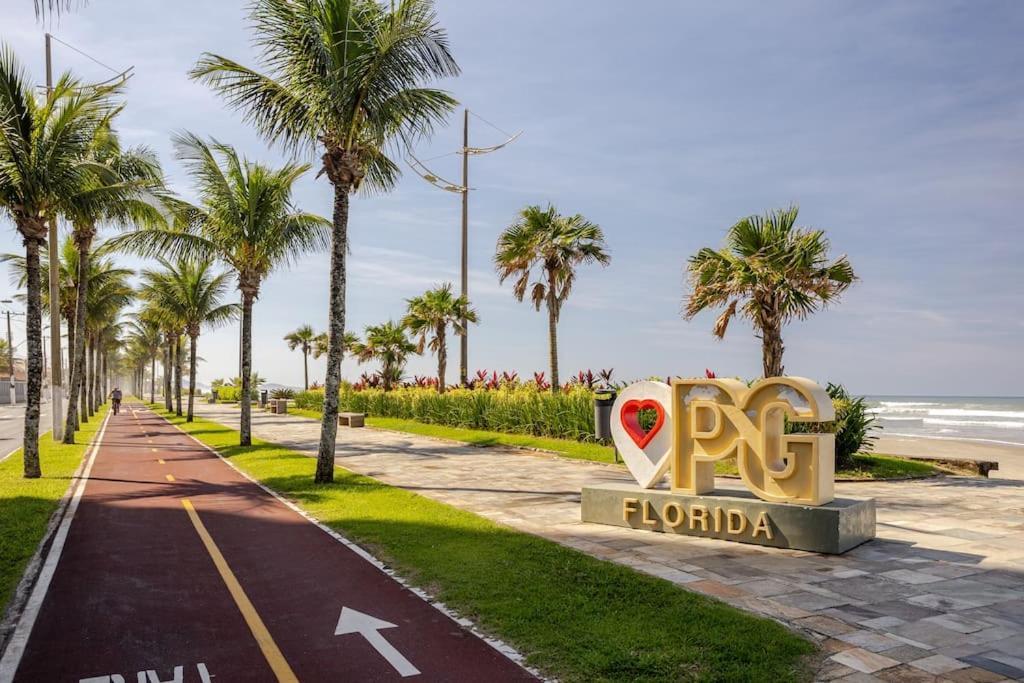 Apartamento Frente Para O Mar 6 Pessoas Com Estacionamento Praia Grande  Exteriör bild