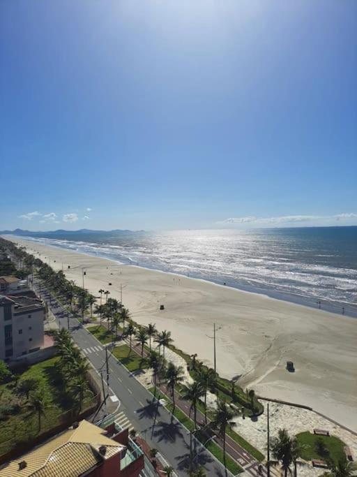Apartamento Frente Para O Mar 6 Pessoas Com Estacionamento Praia Grande  Exteriör bild